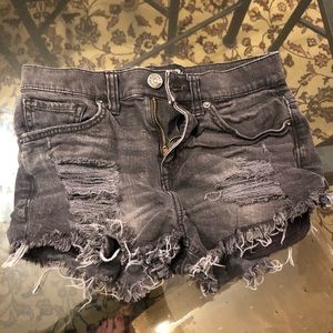 Express jean shorts